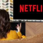 netflix girl watching on tv